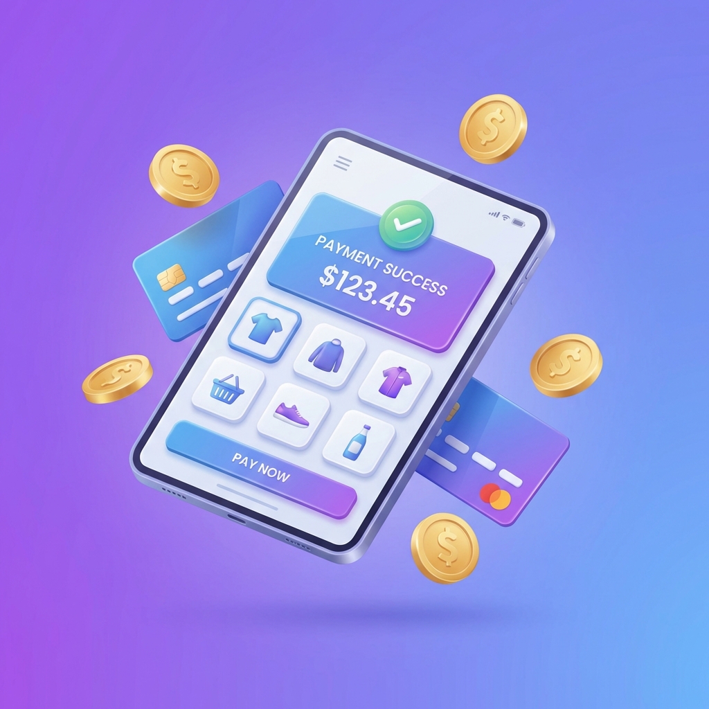 Kasir Simple Illustration